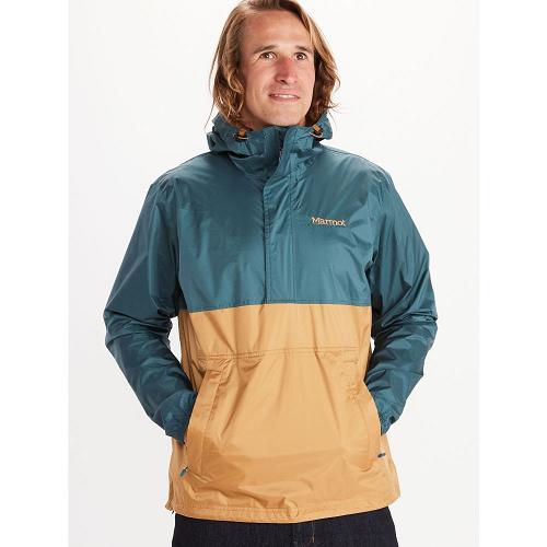 Marmot PreCip Eco Jackets - Mens Rain Jacket Blue Grey CA2078654 Canada